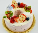 (2)苺のシフォンケーキ